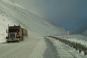 trucking-in-snow-Charlotte-Monroe-Lake-Norman-Injury-Lawyer-300x200