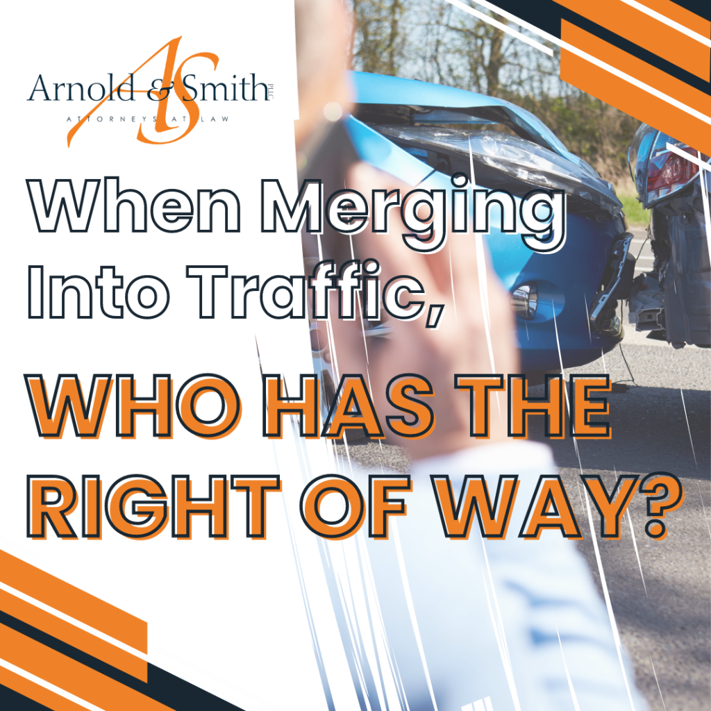 When Merging Into Traffic, Who Has the Right of Way? — Charlotte Injury